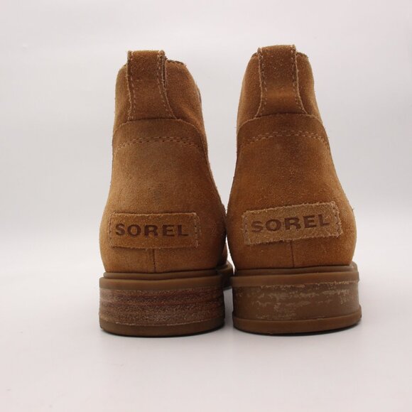 Sorel Emelie III Tawny Buff/Gum 2 Women's 8 Chelsea Waterproof Pull On Boots - Picture 5 of 11